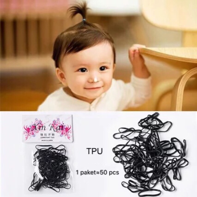Karet rambut bayi anak,ikat rambut bayi karet rambut warna warni