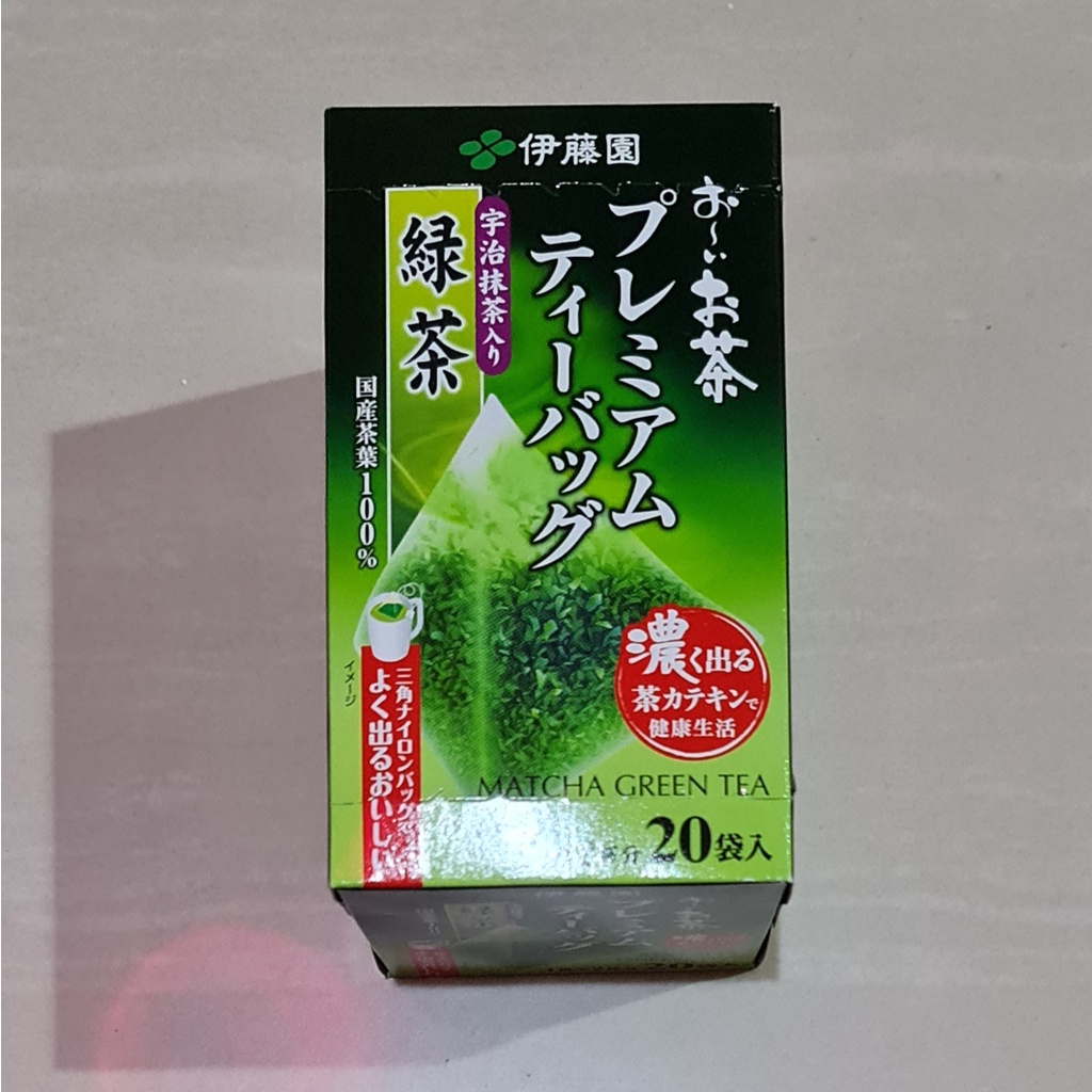 Ito En Oi Tea Premium Tea Bag Green Tea with Uji Matcha 20 x 1.8 Gram