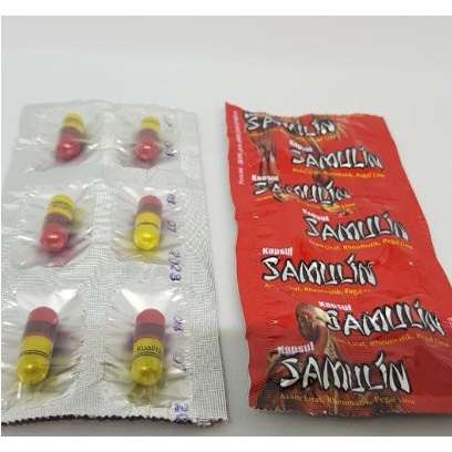 Kapsul Samulin Ori Obat Herbal Asam Urat, Pegal Linu, & Nyeri Sendi