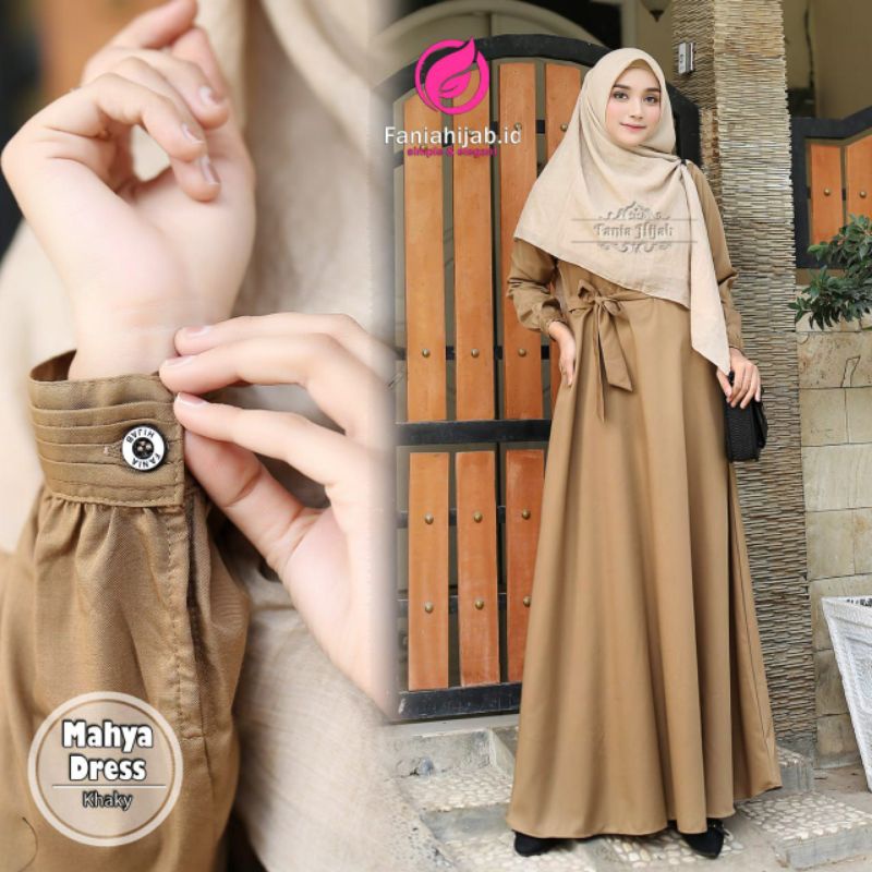 Gamis mahya Khaky  Fania hijab