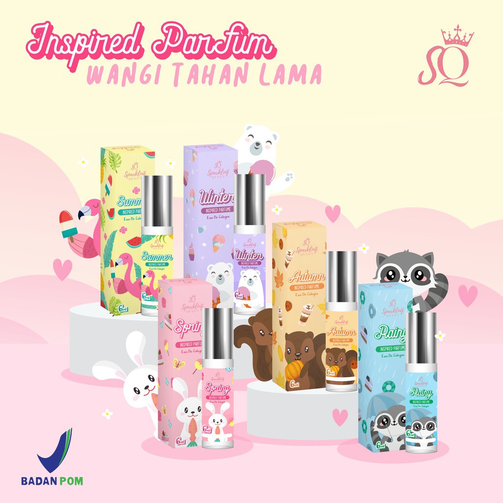 [FREE GIFT] PARFUM SPARKLING QUEEN ROLL 6ML BPOM