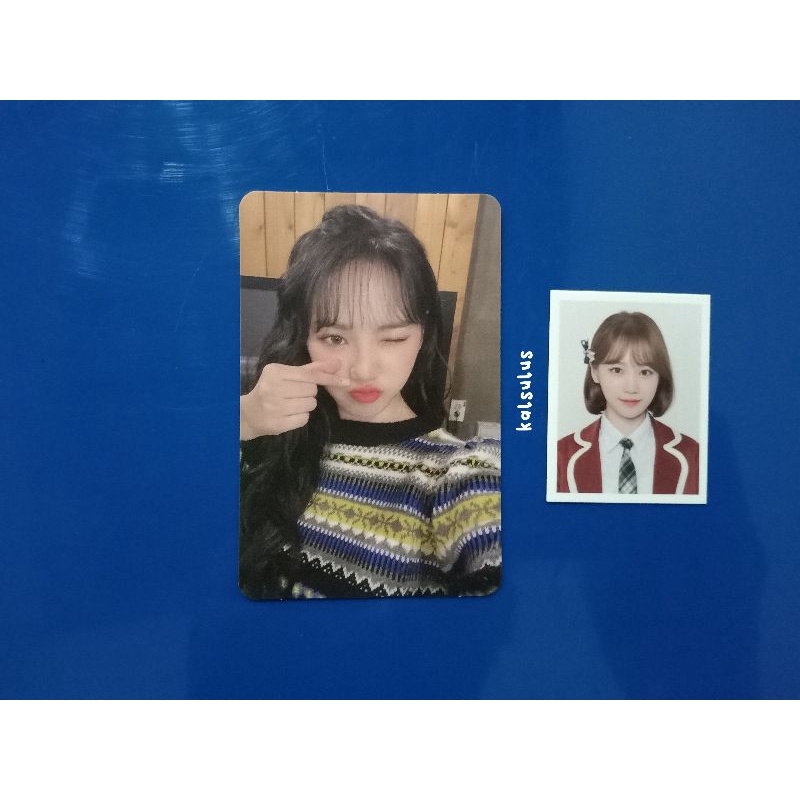 Photocard / PC IZONE Chaewon One Reeler Scene 2 + Secret Diary ID Photo