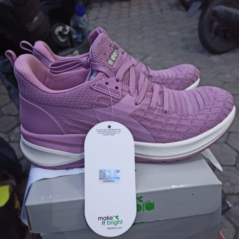 Sepatu Diadora Allesia Dusty Pink Original