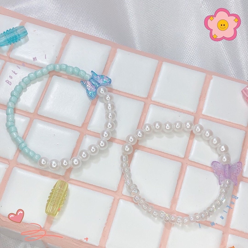 Butterfly Bracelet / Bracelet beads / Korean style bracelet