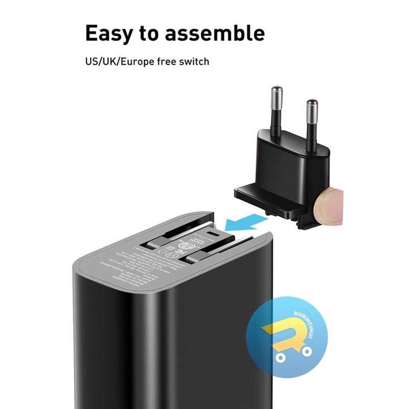 Charger Adaptor Mcdodo 30W Fast Charging USB A + Type C CH-5600