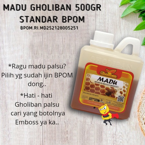 

MADU GHOLIBAN 500 gram STANDAR BPOM