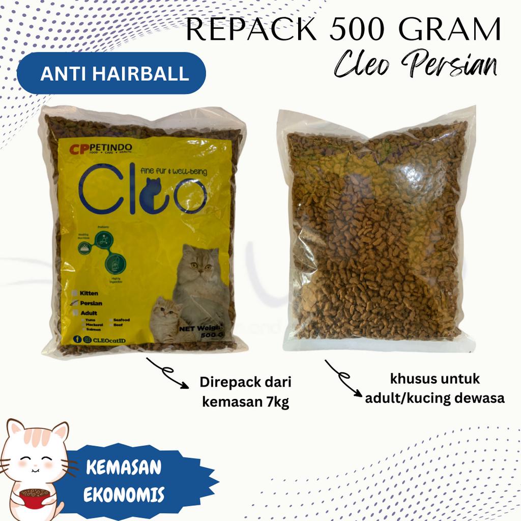 MAKANAN KUCING CLEO PERSIAN REPACK 500GR 500 GR 500 GRAM CATFOOD CAT FOOD