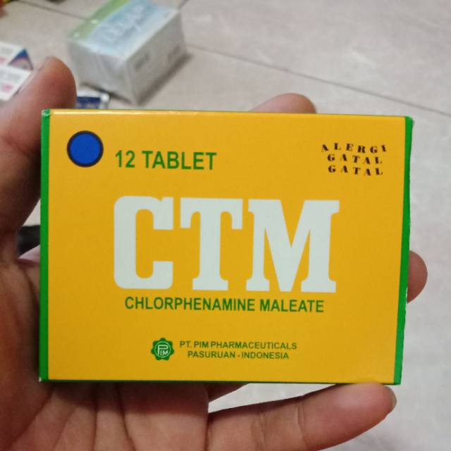 CTM 1 Strip Isi 12 Tablet Obat Alergi dan Gatal-gatal | Shopee Indonesia