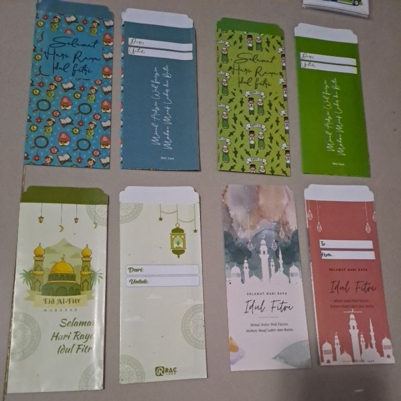 

amplop lebaran tipe a 1 pak isi 10pcs double tape request
