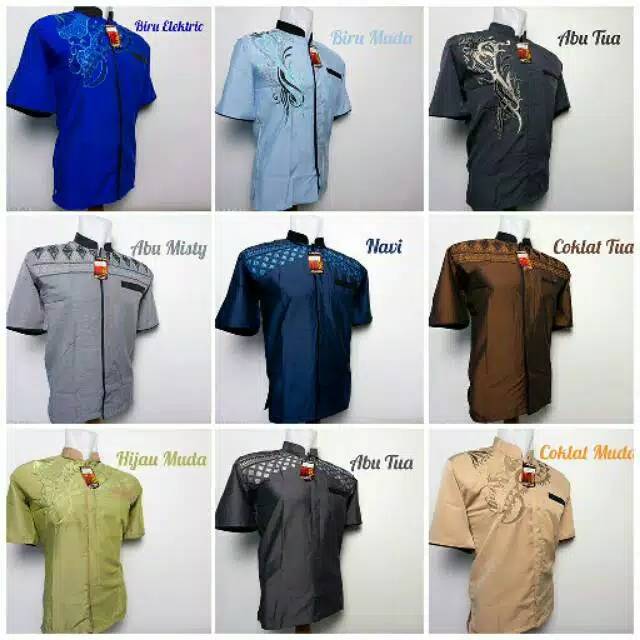 Baju Koko Azzam Lengan Pendek Shopee Indonesia Baju Koko Azzam Lengan Pendek Shopee Indonesia