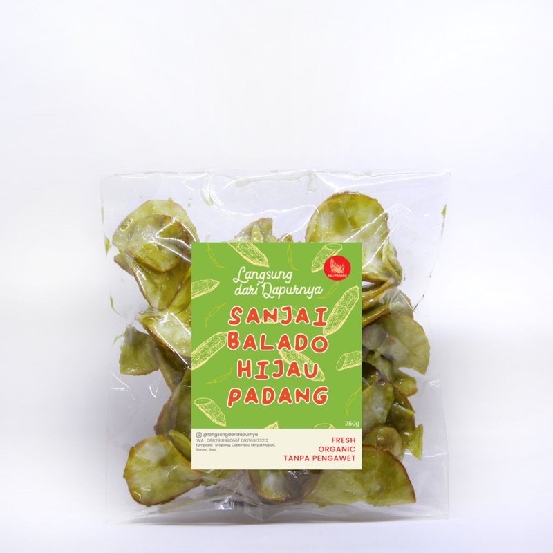 

Sanjai Balado Hijau Padang