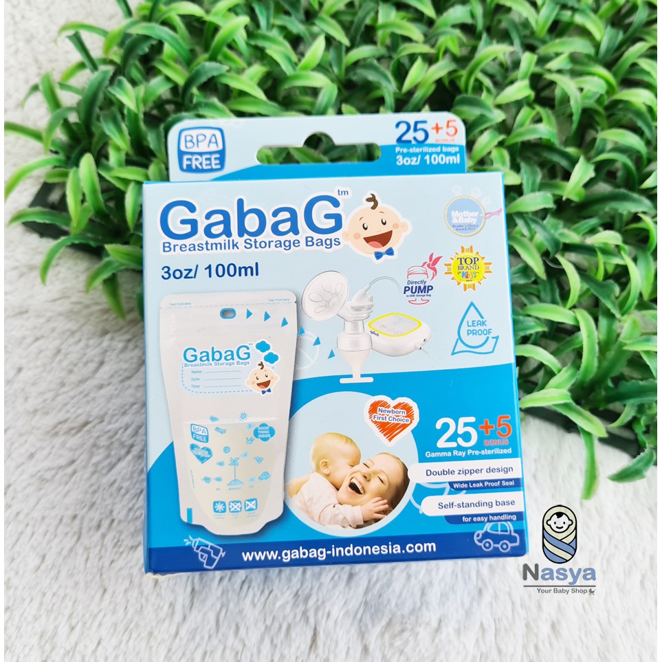 [R-052] Kantong ASI GabaG 120ml / GabaG Breastmilk 120ml