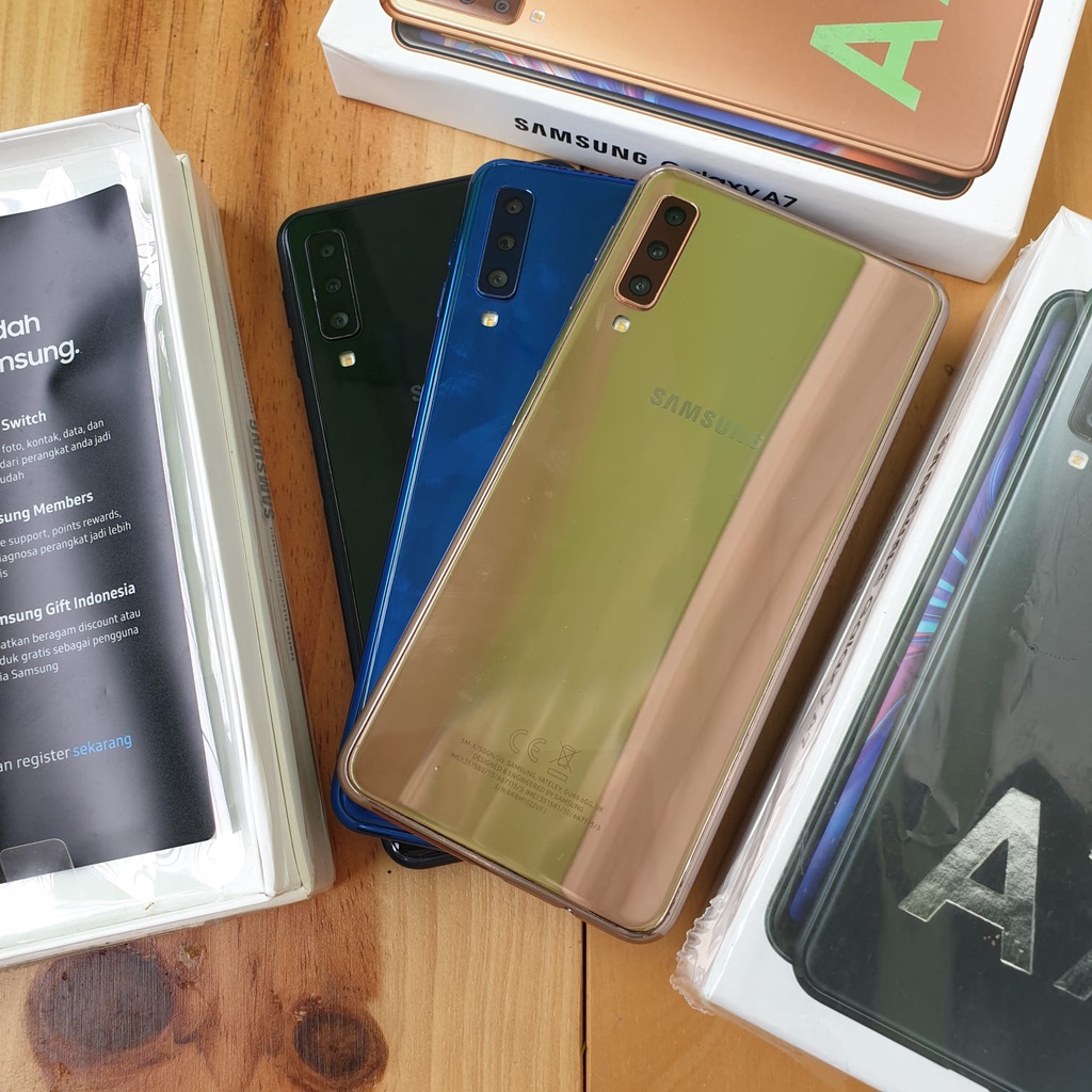 Jual PROMOH HARGA MURAH HP SECOND SAMSUNG A7 4/64GB & 6/128GB HANDPHONE