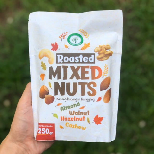 

Mixed Nuts roasted 250gr (Almond, Hazelnut, Walnut, Cashew) Namaste