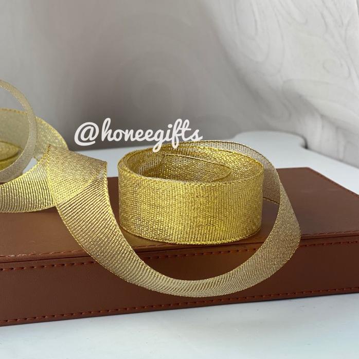 

Pita Emas Gold Metalik Metallic Kado Hampers Imlek Lebaran Natal Bunga Hot!!!R30F