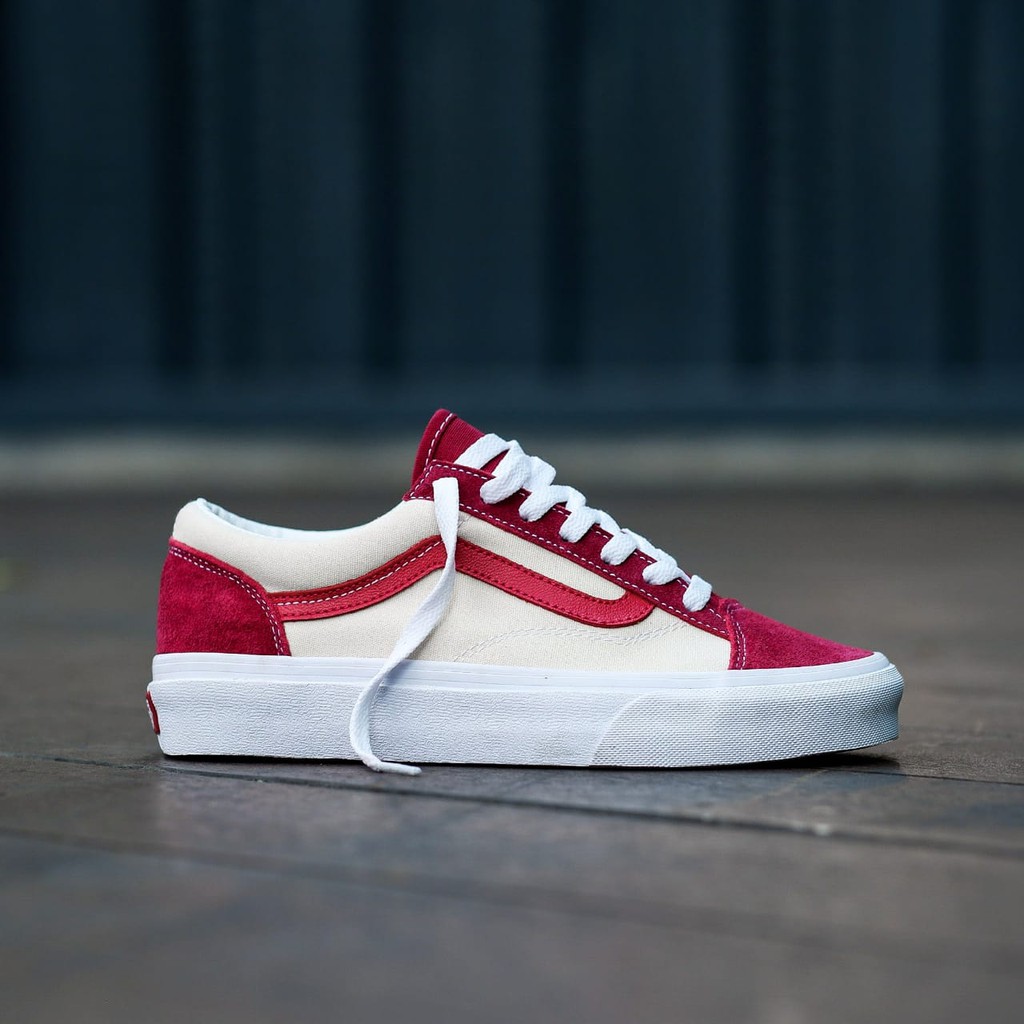 vans style 36 retro sport biking red