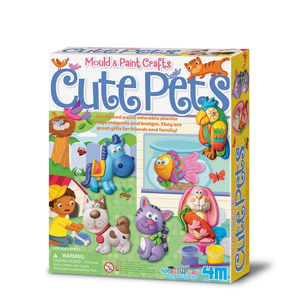 

Mainan Edukasi Bydesign - 4M - Mould & Paint Cute Pets / 00-03539