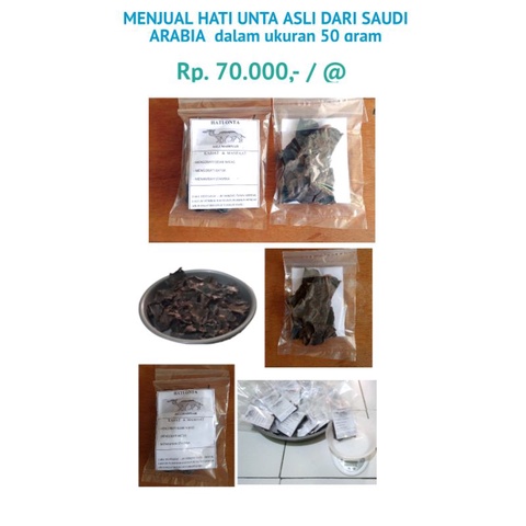 HATI UNTA ASLI DARI SAUDI