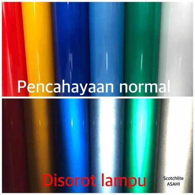 Stiker reflektif Skotlet pantul cahaya Skotlet reflekti Skotlet nyala Stiker nyala Stiker logo