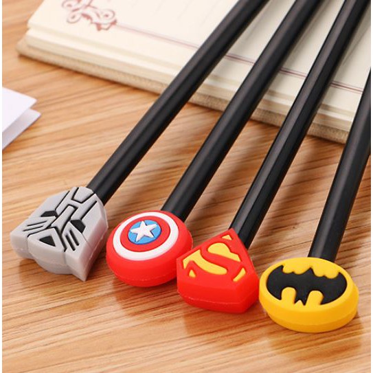 MoonLand 166 COD Pulpen Karakter Lucu Motif Logo Super Hero Transformer Captain Batman