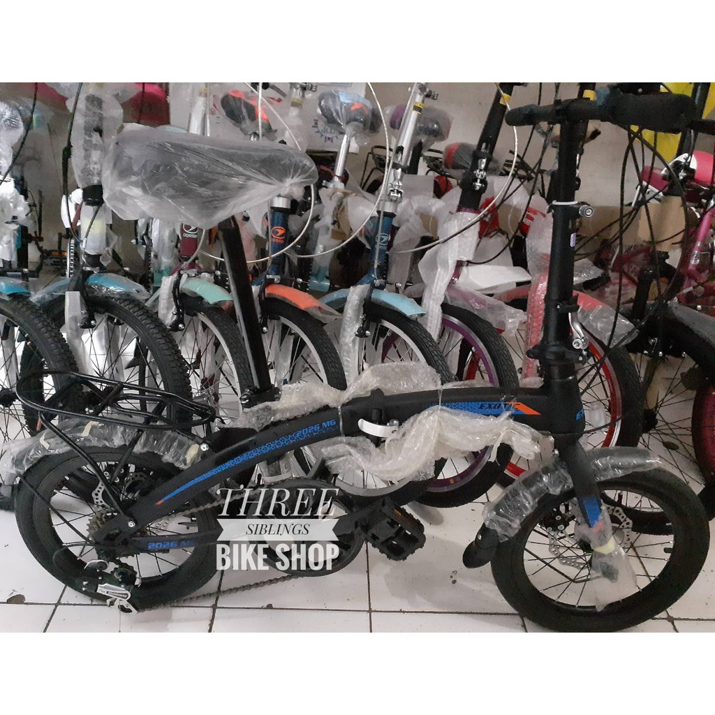 SEPEDA LIPAT EXOTIC 2026 MG DOUBLE DISC 7 SPEED SHIMANO