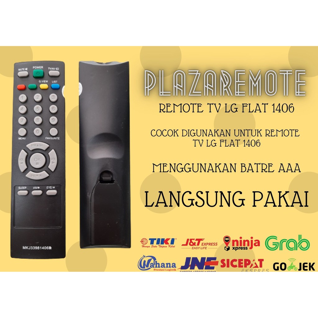 REMOT/REMOTE TV TABUNG/SLIM/FLAT LG type 1406