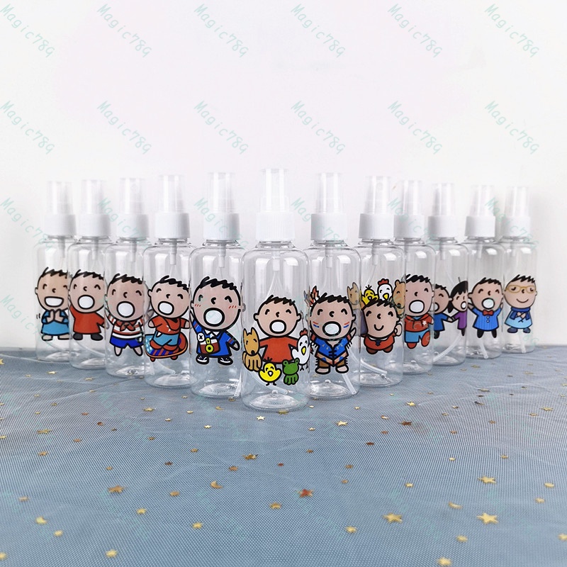 Magic789 Cartoon Big Boy Tabo Spray Bottle 100ML Travel Size Bottles for Cosmetic Refillable Container