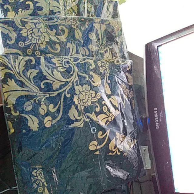 Bswart Batik Hrb026 Kenongo Hem Pendek Padi Pekalongan M L Xl Batik Pria Murah Modern Grosir