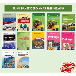 Harga satuan buku siswa dikbud k13 smp kelas 9 semester 1 dan 2 edisi revisi 2018