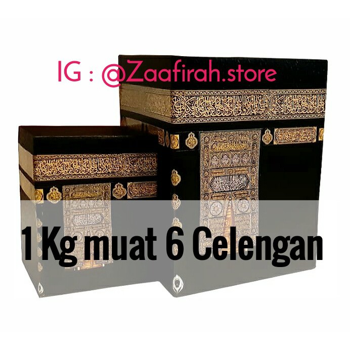 CELENGAN MINIATUR KA'BAH KECIL COVER TIMBUL