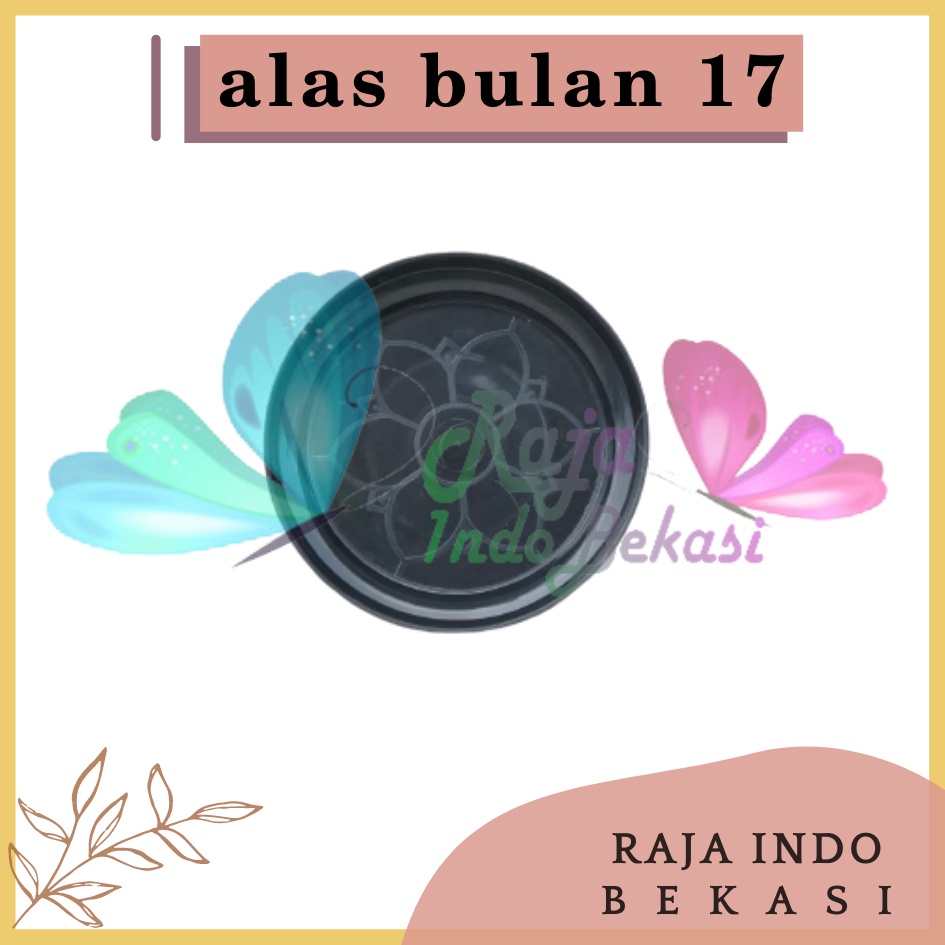 Tatakan Alas Bulan 17 Putih Hitam Kuning Hijau Merah BataTerracota Terracotta Merah Coklat Tatakan Alas Kembang Pot Tawon Tirus Putih 18 20 21