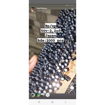 BP/NP 50V2.2UF 1500pcs Original japan