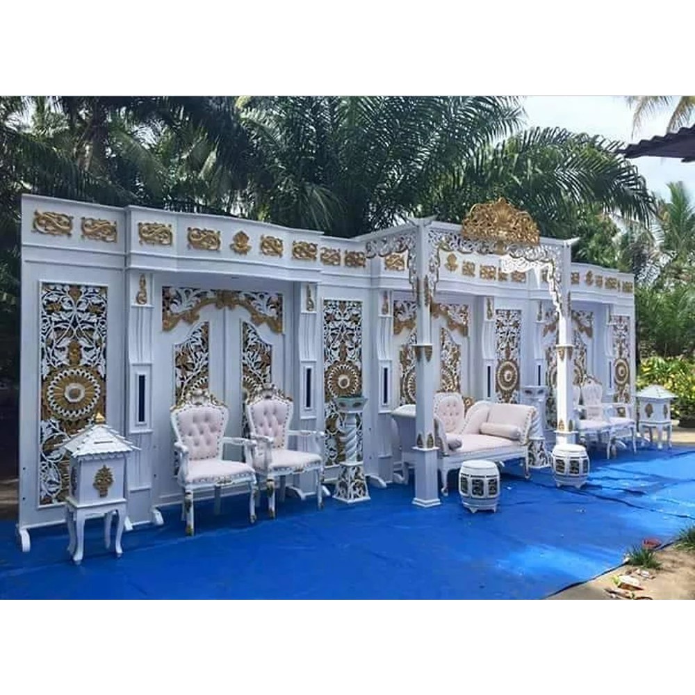 Kursi Manten Wedding Gebyok Lengkap Pelaminan