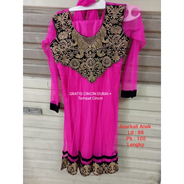 BAJU INDIA ANAK/BAJU INDIA ANAK MURAH/KOSTUM INDIA/ANARKALI ANAK