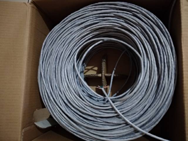 Kabel Lan 305 meter UTP Cat5e Vascolink Grey Poe Support