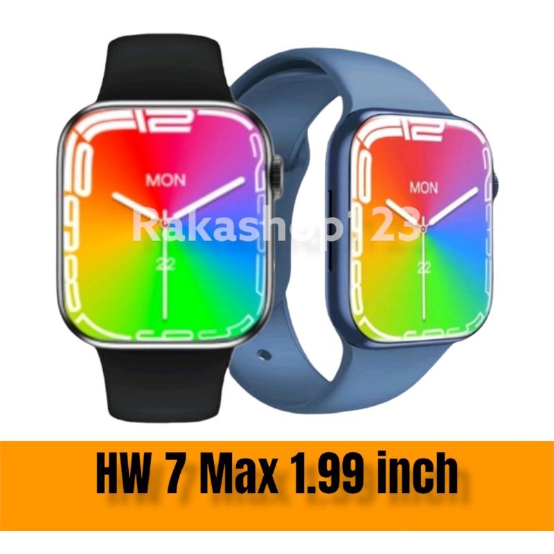 HW7 Max series 7 Smart watch (iWatch series 7 copy), 1.99 inch full screen, NFC