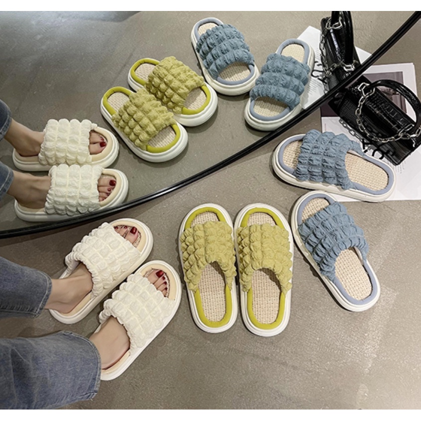 Sandal Wanita Korea Empuk Keren Nyaman Women Shoes Anti Licin SP045