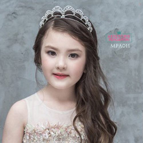 [LIMITED STOK] TIARA CROWN AKSESORIS RAMBUT MAHKOTA ANAK PEREMPUAN MPA011