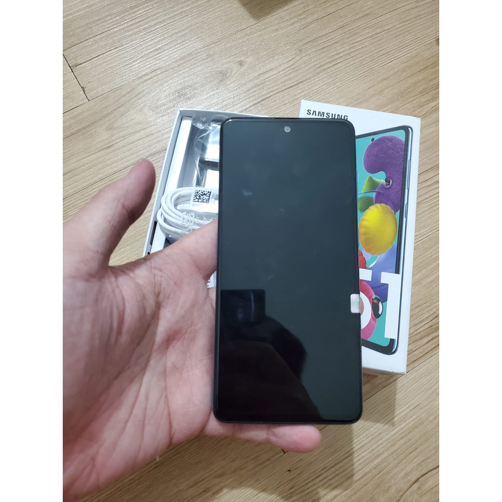 SAMSUNG A51 6/128 SECOND RESMI SEIN LENGKAP NO MINUS