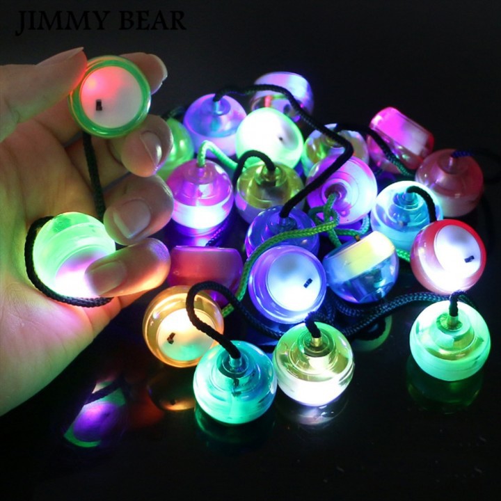 Fidget Finger Yoyo Balls Control The Roll Thumb Chuck with LED Light - Anti Stress - Focus