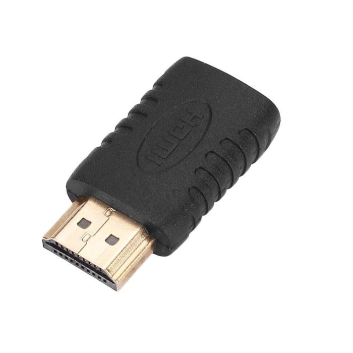 CONVERTER MINI HDMI Type C Female to HDMI Male Reguler Socket Adapter