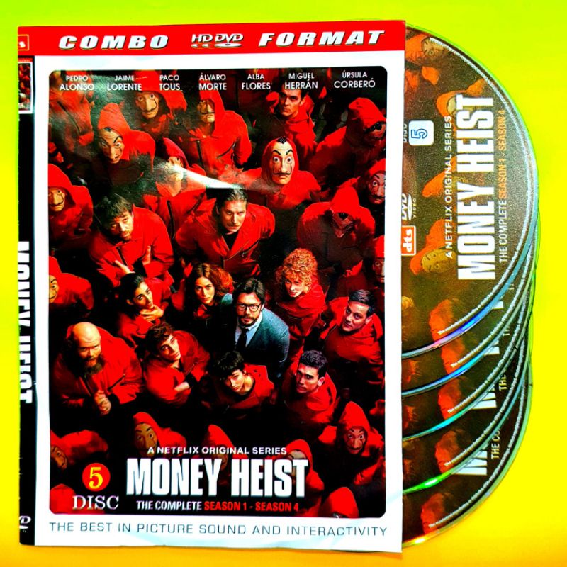 DVDFILM SERI BARAT MONEY HEIST 5 DISC END FULL TEKS LENGKAP BEST QUALITY JERNIH - FILM SERI SERU AKS
