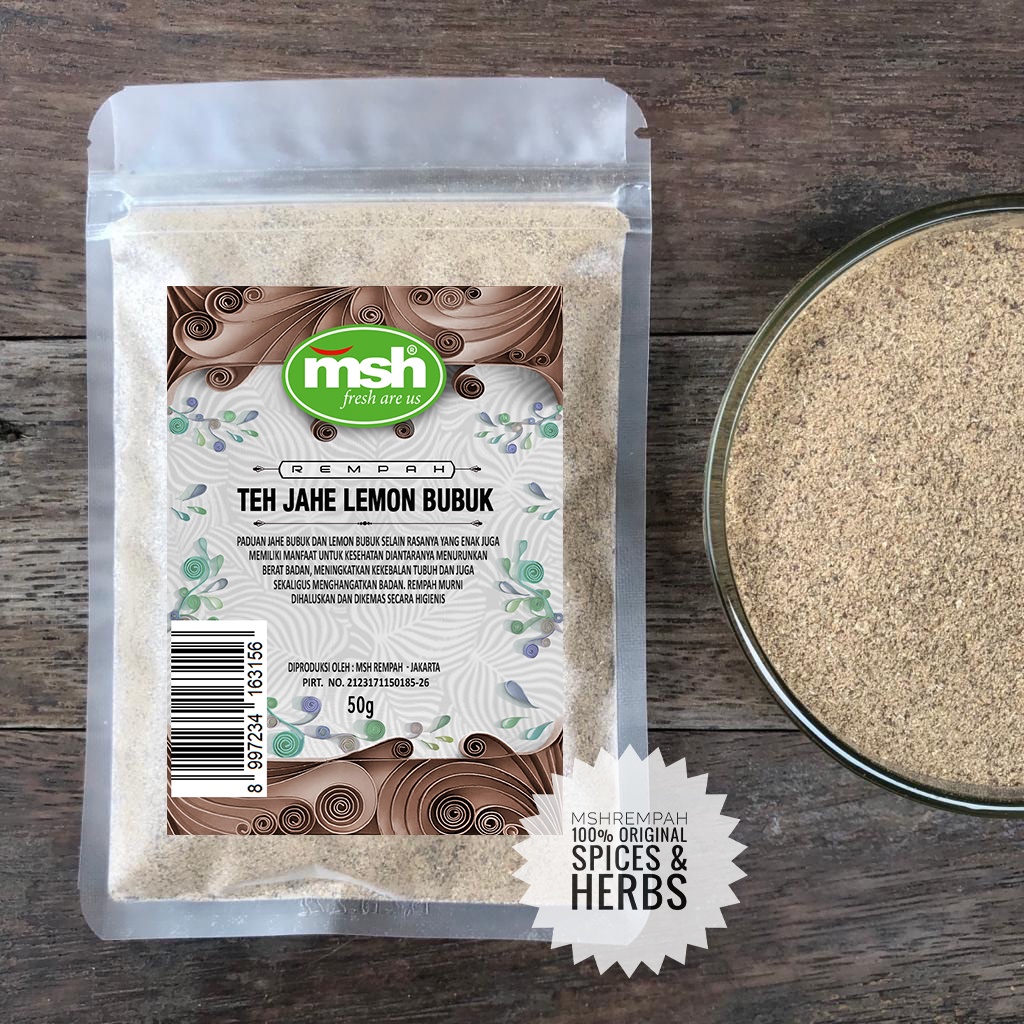

Teh Jahe Lemon Bubuk