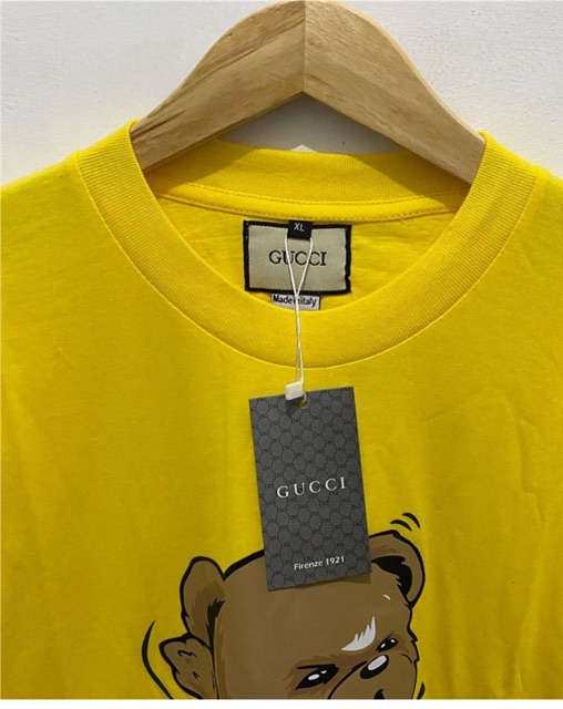 yellow gucci shirt