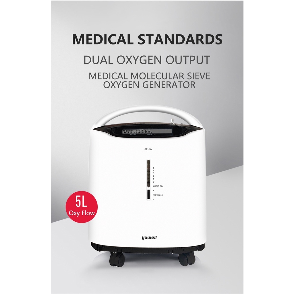 Oksigen Concentrator Oxygen Portable Yuwell 8F-5A