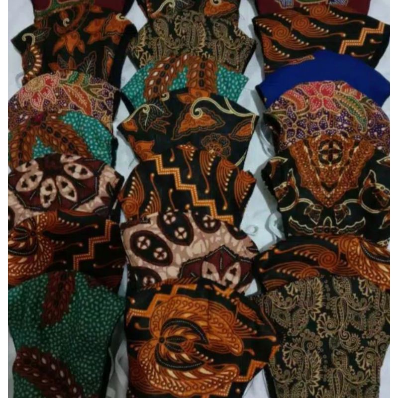 MASKER BATIK 3 LAPIS BAHAN KATUN