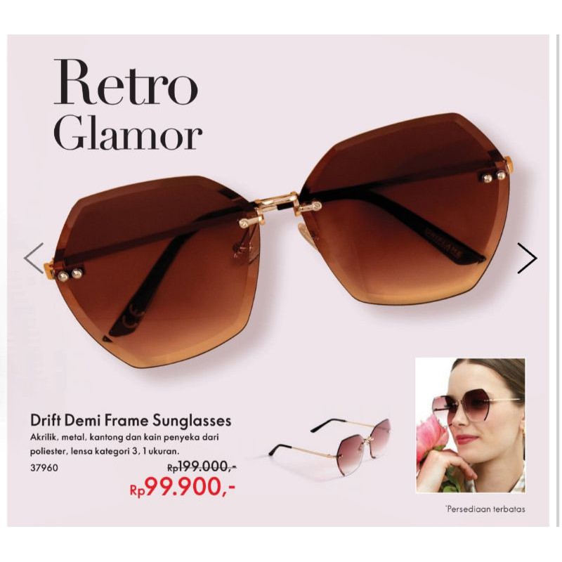 Drift Demi Frame Sunglasses