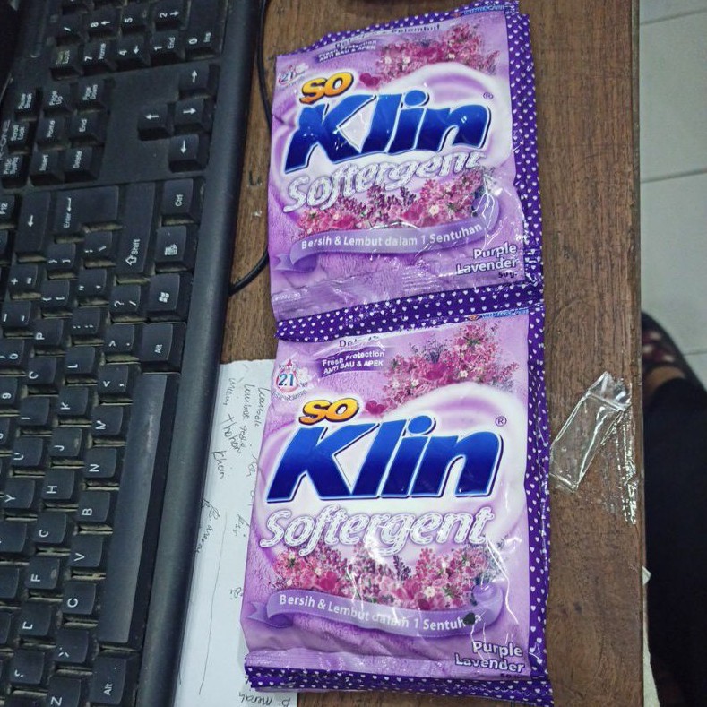 soklin softergent renteng 56gr