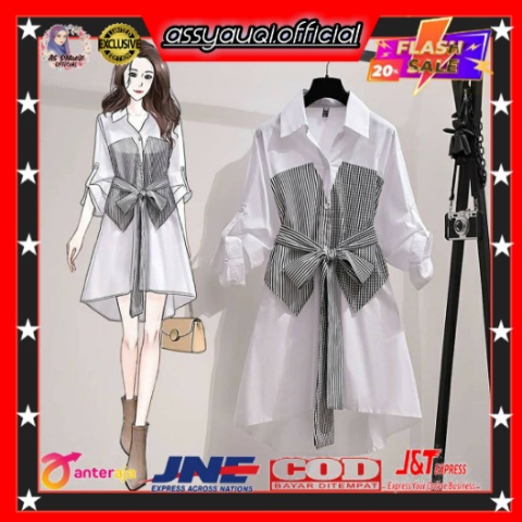 Via Tunik / Tunik Terbaru / Tunik Terkini / Fashion Korea / Atasan terbaru / Atasan Terkini