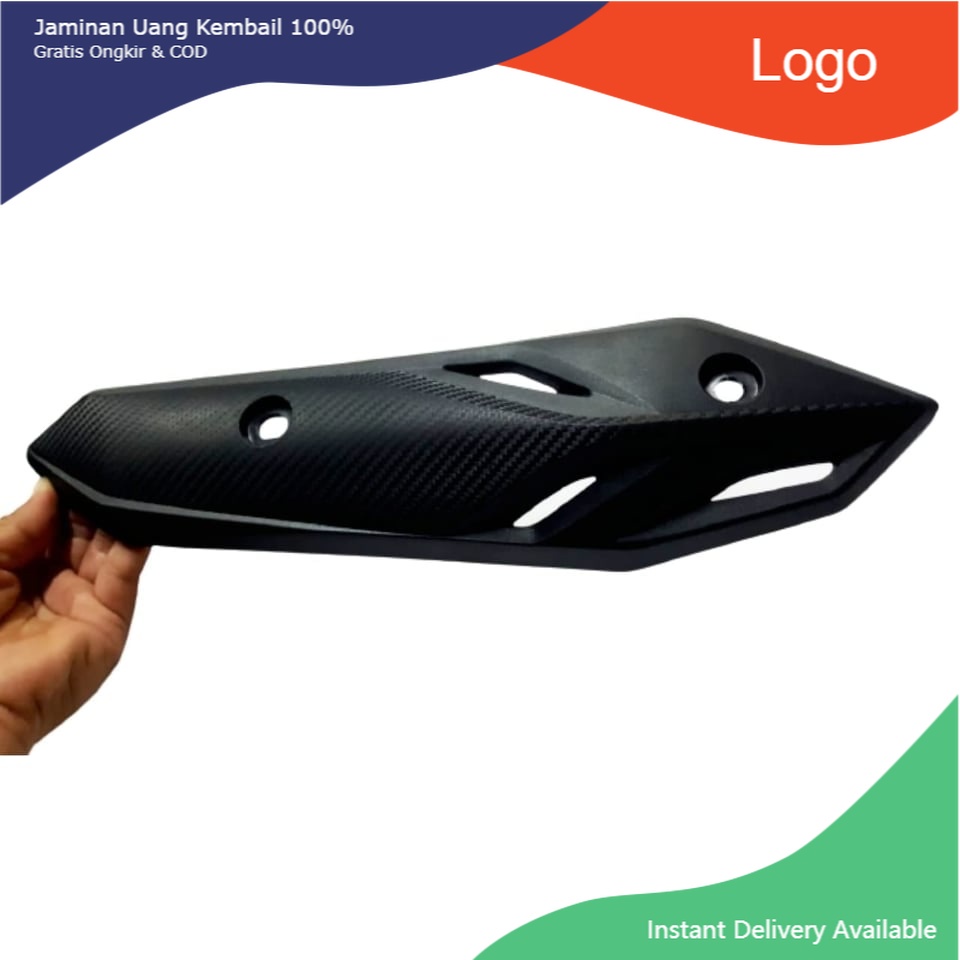 Cover Tameng Tutup Knalpot Beat Led New Dan Beat Street 2020-2021 K1A Original